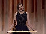 Geena Davis receives honorary Oscar for work against gender bias