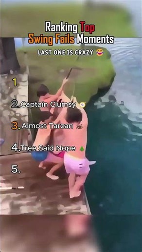 Ranking the Worst Swing Fails #fails #compilation #shorts