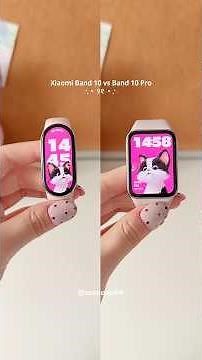 Xiaomi Band 10 vs Band 10 Pro 👀💗 which one is ur pick?