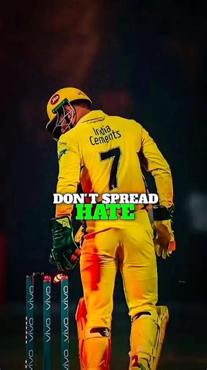 Why everyone hate MS Dhoni 💔
