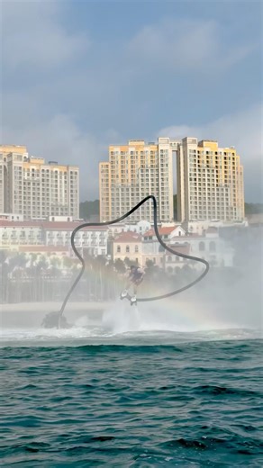 The hose is my anxiety 😂 do not touch it🙅‍♂️ #flyboard #jetski #backsuperman #combo #extreme