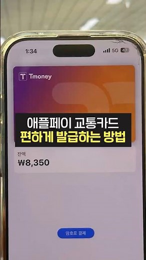 애플페이 교통카드 빠르게 발급받는 방법 (아이폰, 티머니, 애플지갑)