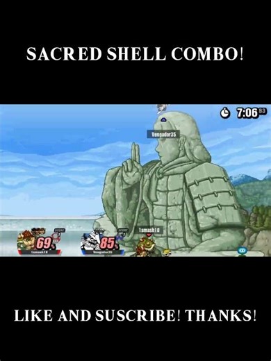 Sacred Shell Combo! #supersmashflash2