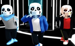 【Undertale MMD】Three Sans - Daddy