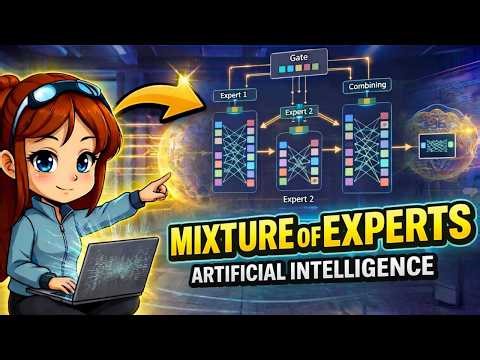 Mixture of Experts (MoE) in 4 mins | AI Tutorial for Beginners