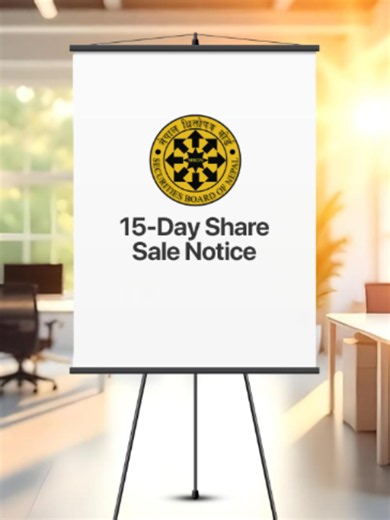 SEBON has proposed a 15-day advance notice requirement for major shareholders before selling a significant portion of their shares. Do you think this rule will help protect investors and improve market confidence? #SEBON #NEPSE #ShareMarket #fyp
