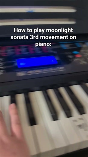 moonlight sonata 3rd movement tutorial(making fun of tiktok musicians)