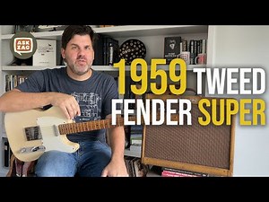 The 1959 Fender Super Amp - Top Of The Heap Of The Mid-Sized Tweeds - Ask Zac 98