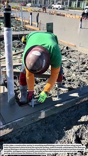 Concrete Surface Finishing Process | Smooth Cement Floor Technique.