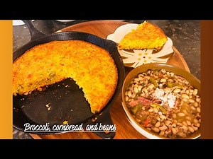 The best broccoli, cornbread, and peas you ever taste