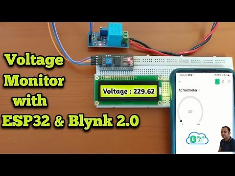 Voltage Monitoring with ESP32 and Blynk IoT | Blynk IoT Projects