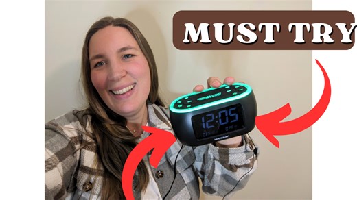 Watch REVIEW- HOUSBAY Glow Small Alarm Clock Radio on Amazon Live