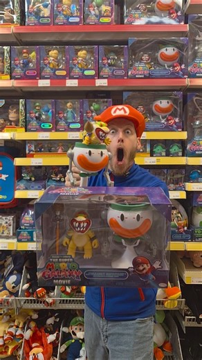 Découvre la figurine Bowser Jr. de #supermariogalaxy le film 🍄⭐️ #smythstoys #jouets #mario