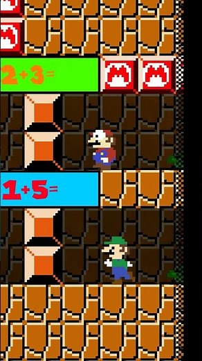 Genius IQ Test math puzzle Challenge - Should Mario Help Luigi? #shortvideo #mario #supermario