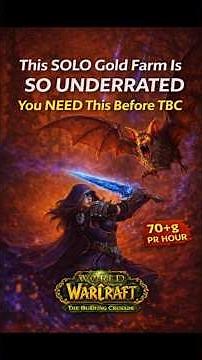 This SOLO Gold Farm Is SO UNDERRATED💰 Wow Classic Anniversary TBC #tbc #worldofwarcraft #wowclassic