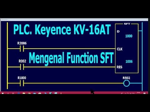 Belajar PLC. Keyence, Mengenal Function SFT Sets of Shift Register.