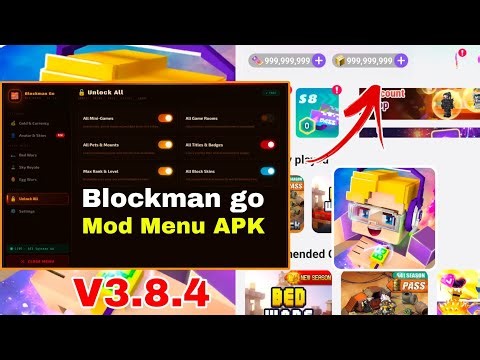 🔥 Blockman Go Mod Menu APK v3.8.4 | Unlock All Features (Latest Version) 🔥