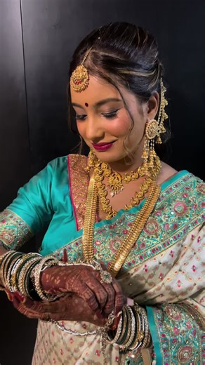 Tamil Bride Wedding Eve - Luxurious Bridal Makeup