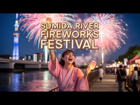 Magical Night in Tokyo! 🎆 Sumida River Fireworks Festival 2025 🇯🇵 | 隅田川花火大会の絶景