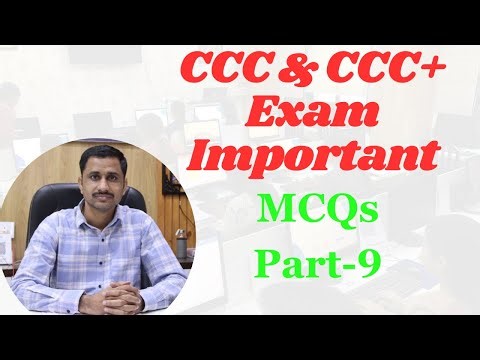 22. Theory: CCC & CCC+ Exam MCQs (Part-9)