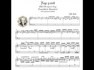 J.S. Bach: Fuge BWV 578 - Harpsichord transcription (415 Hz)