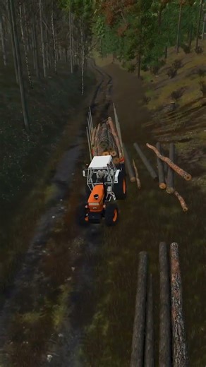 Farming simulator 25 | wood trailer auto load #fs25 #viral #farming