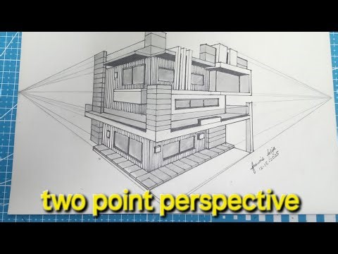 How to draw in two point perspective