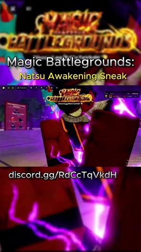 Natsu Awakening: MGB #battlegrounds #fairytail #roblox #vfx #robloxdev #robloxgameplay #fighting