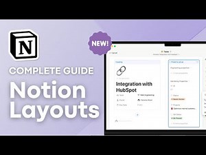 Complete Guide to Notion Layouts?! | The Best New Feature!