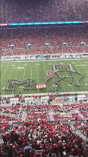 Ohio State Marching Band performs 'A Minecraft Halftime Show'