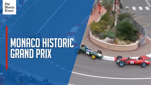 Historic F1 cars roar through streets of Monaco again
