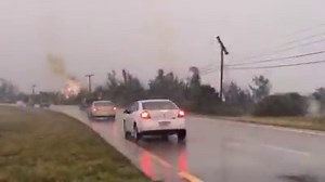 36K views · 406 reactions | Explosions on power poles captured on video. Taken by our news photog Ernie Isgro driving along A-1-A. | CBS 12 News | Facebook