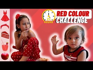 Red Color Challenge for 24 hrs | #LearnWithPari