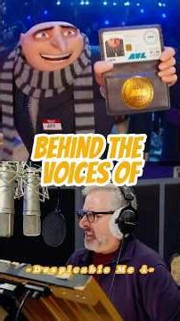 Behind the Voices of Despicable Me 4!#despicableme #vioce #movie