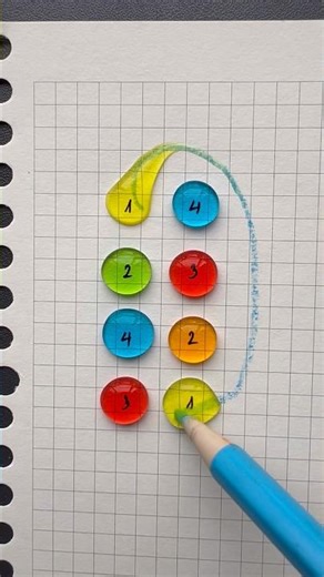 Connect It Right 23! #iqtes #shortvideo #funny #art #line #puzzle #tricks #colors #drawing #art