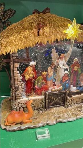 Raz 8.5" Nativity Lighted Water Globe Christmas Decoration 4640586