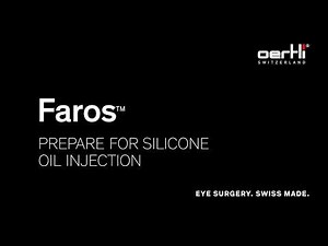 How to easily prepare silicone oil application set for injection & extraction | Faros | #017