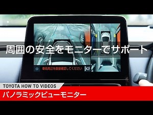 周囲の安全をモニターでサポート！パノラミックビューモニター
