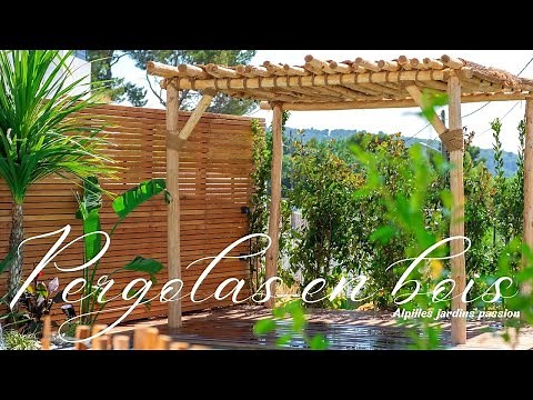 Fabrication d'une pergolas en bois ( style bois flotté a faire soi-même 🏖)