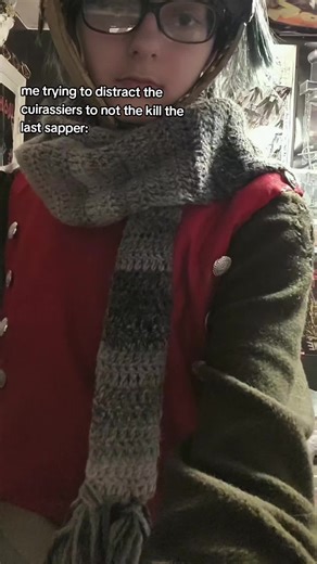 YES I KNOW MY UNIFORM IS FROM THE NAPOLEONIC WARS AND NOT GNB PLS. I HAVE RESEARCHED A LOT ON THOS UNIFORM TO TRY AND GET IT AS ACCURATE AS POSSIBLE. 😱😭😭😭 #gnb #napoleonicwars #cuirassier #cavalry #dragoon