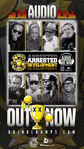 弄 • @drinkchamps  NEW DRINK CHAMPS AUDIO OUT NOW!  Arrested Development pulled up and blessed the table with classic stories, real gems, and pure hip-hop energy.  Tap in and run this episode up!  Available now on DrinkChamps.com & all podcast platforms (link in bio) #DrinkChamps #ArrestedDevelopment #HipHopLegends #OutNow #NORE #DJEfn #blackeffect #iheartradio | Thugged Out Thursdays | Facebook