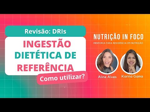 Revisão sobre as DRIs | Dietary Reference Intake | Ingestão Dietética Recomendada | EAR, RDA, AI, UL
