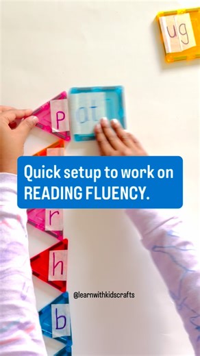 Word Family Fun with Magnetic Tiles Here’s a hands-on way to build reading fluency! 🔺Each triangle has a beginning sound (onset). 🟦 The square holds the word family (rime) — “at.” Kids slide and join them to make words like pat, mat, rat, hat, bat, sat! 💡 Why it works: • Builds word family awareness • Strengthens phonemic blending • Encourages early reading fluency • Perfect for kinesthetic and visual learners A simple, magnetic, and reusable setup for endless word play! 📚 Try switching the 
