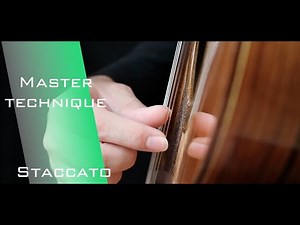 Staccato | Master technique in classical guitar | R/ hand technique | musical articulation