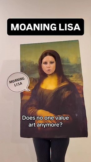 5.5K views · 18 reactions | Guys, MONA LISA IS FURIOUS.  Not my accent being also Jamaican and German???  #MonaLisa #Halloween #costume #lol | Leah Lamarr | Facebook