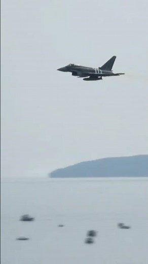 🇬🇧 RAF Typhoon Blue Note Sound 🎶 #shorts #aviation #trending