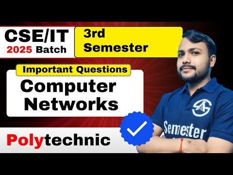 Computer Network | 3rd Semester |Most Important Questions | Revision with Important Topics