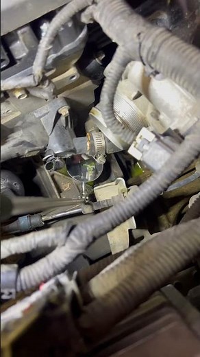 Coolant leak from heater core hose chevy trax . Common problem .#chevrolet