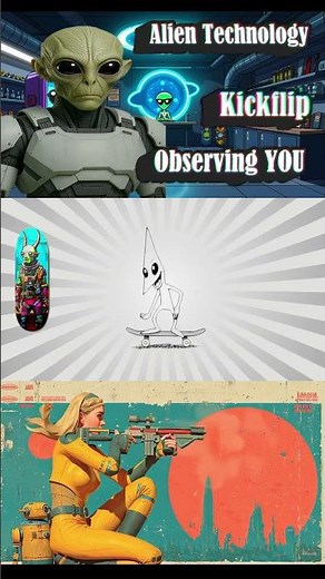 Alien Technology Kickflip #aliengoat #goat #skateboarding