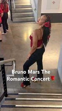 Bruno Mars The Romantic Tour Las Vegas 🌹🎤🎸